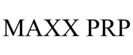 MAXX PRP trademark