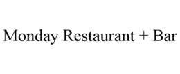 MONDAY RESTAURANT + BAR trademark