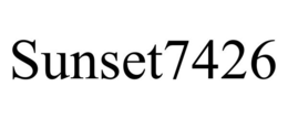 SUNSET7426 trademark