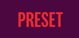 PRESET trademark
