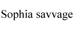 SOPHIA SAVVAGE trademark