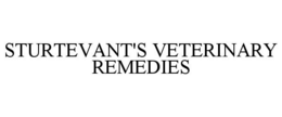 STURTEVANT'S VETERINARY REMEDIES trademark
