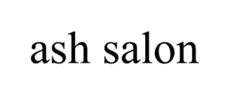 ASH SALON trademark