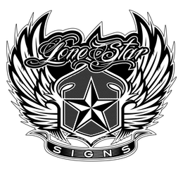 LONE STAR SIGNS  214-505-3611 WWW.LSTARSIGNS.COM trademark
