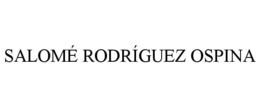 SALOMÉ RODRÍGUEZ OSPINA trademark
