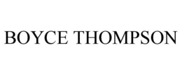 BOYCE THOMPSON trademark