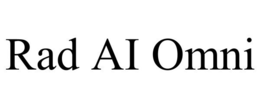 RAD AI OMNI trademark