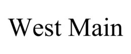WEST MAIN trademark