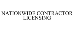 NATIONWIDE CONTRACTOR LICENSING trademark