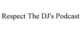 RESPECT THE DJ'S PODCAST trademark