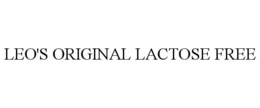 LEO'S ORIGINAL LACTOSE FREE trademark