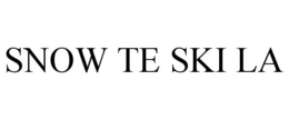 SNOW TE SKI LA trademark