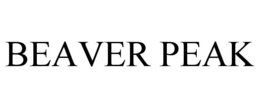BEAVER PEAK trademark
