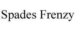 SPADES FRENZY trademark