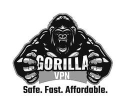 GORILLA VPN SAFE. FAST. AFFORDABLE. trademark
