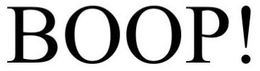 BOOP trademark
