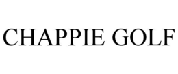 CHAPPIE GOLF trademark