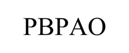 PBPAO trademark