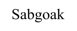 SABGOAK trademark