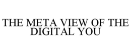 THE META VIEW OF THE DIGITAL YOU trademark
