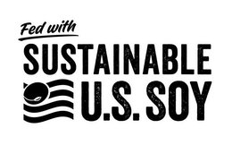 FED WITH SUSTAINABLE U.S. SOY trademark