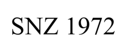 SNZ 1972 trademark