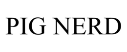 PIG NERD trademark