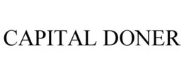 CAPITAL DONER trademark