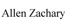 ALLEN ZACHARY trademark