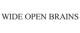 WIDE OPEN BRAINS trademark