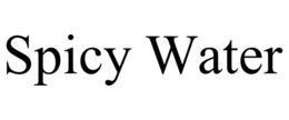 SPICY WATER trademark