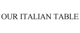 OUR ITALIAN TABLE trademark