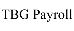 TBG PAYROLL trademark