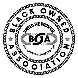 BOA BLACK OWNED ASSOCIATION UNITED WE PROSPER BLACKOWNEDASSOCIATION.COM trademark