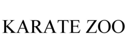 KARATE ZOO trademark