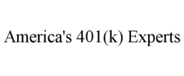 AMERICA'S 401(K) EXPERTS trademark