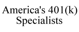 AMERICA'S 401(K) SPECIALISTS trademark