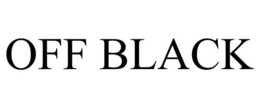 OFF BLACK trademark