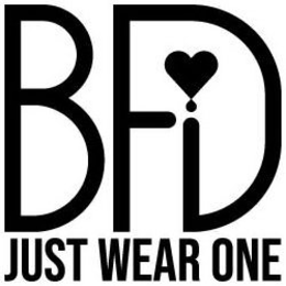 BFD JUST WEAR ONE trademark