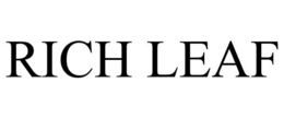 RICH LEAF trademark