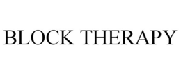 BLOCK THERAPY trademark