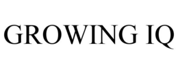 GROWING IQ trademark