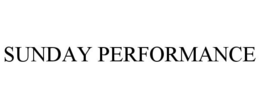 SUNDAY PERFORMANCE trademark