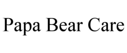 PAPA BEAR CARE trademark