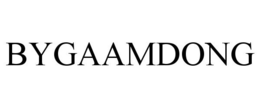 BYGAAMDONG trademark