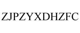 ZJPZYXDHZFC trademark