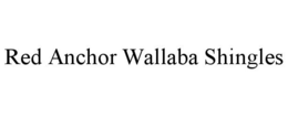 RED ANCHOR WALLABA SHINGLES trademark