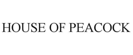 HOUSE OF PEACOCK trademark