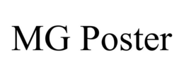 MG POSTER trademark