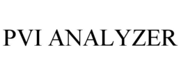PVI ANALYZER trademark